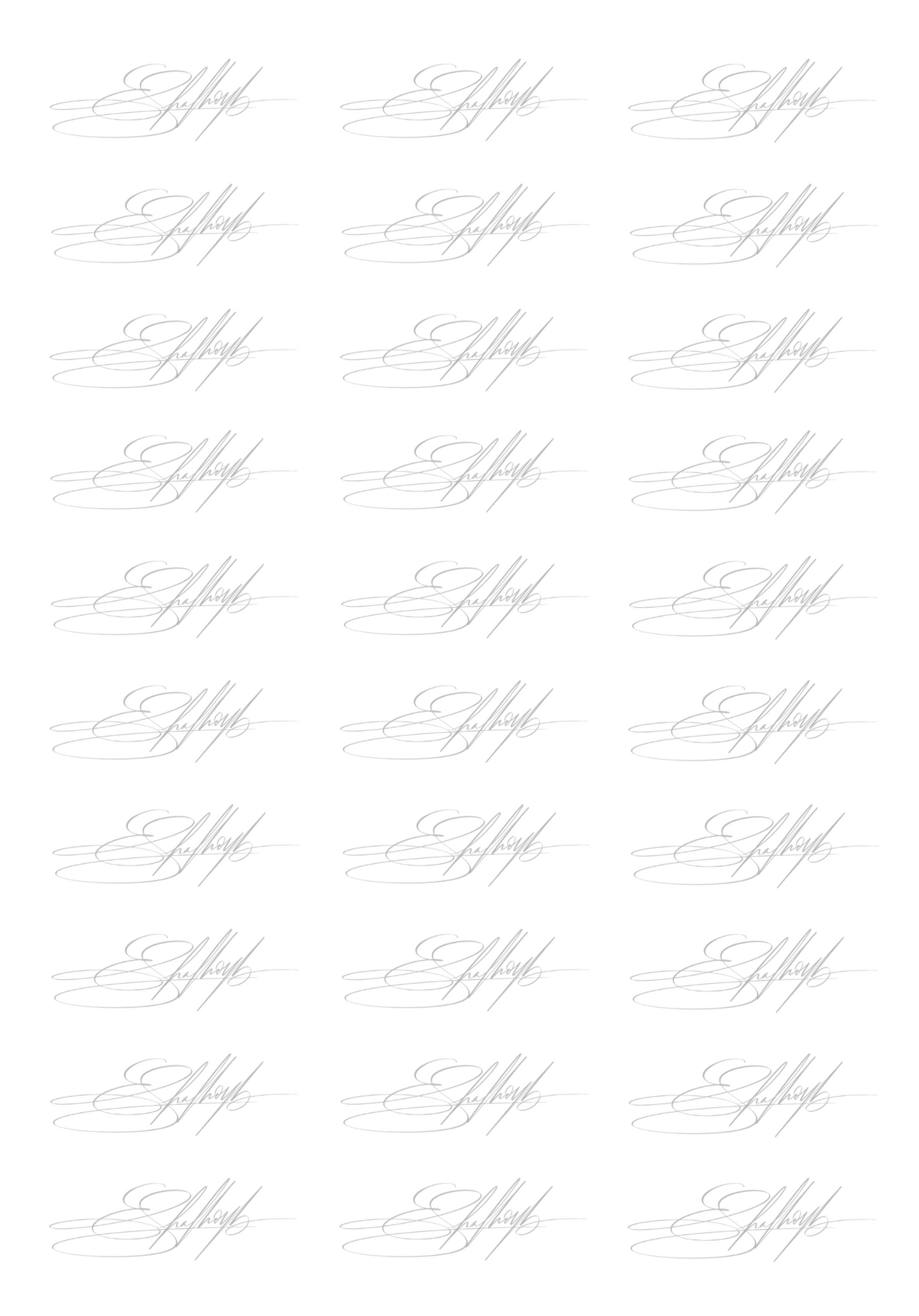 1-on-1 Signature Experience